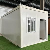 Maison préfabriquée modulaire miniature à prix avantageux pour les travailleurs, bureau, conteneur détachable avec toilettes
