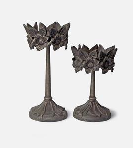 Luxury Gold/<b>Black</b> Wrought Iron Heart Candle Holder, Eco-Friendly Metal Candlestick for Wedding Party & Holiday Decoration - Product Image 3