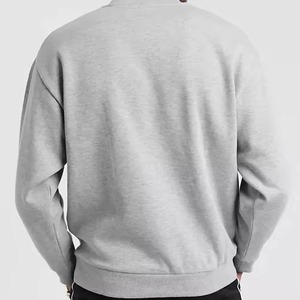 <b>Men's</b> Streetwear Sweatshirt Solid Brown <b>Pullover</b> OEM ODM Bulk Wholesale Factory Private Label Custom Logo <b>Men's</b> Top Wholesale - Product Image 4