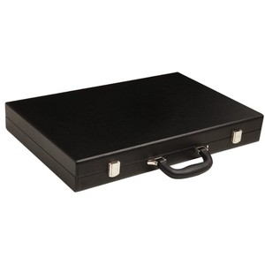Luxury Leather Backgammon Set <b>Large</b> Board Game 15 Inch Portable Travel Leather Backgammon Table Case with Dice for Adults <b>Gift</b> - Product Image 6