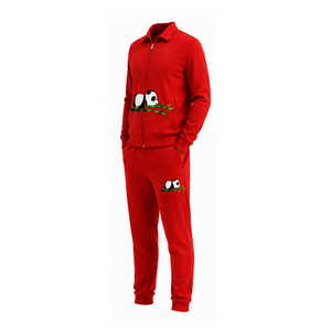 Custom Men Gym Tracksuits Fleece Athletic Sport Set Zip Jacket Jogger <b>Pants</b> Wholesale OEM Sports Clothing Supplier OEM Wholesale - Product Image 3