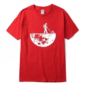 New Arrival Organic Homme 100% Cotton Men's T Shirt Cemizo Moon Cleaner Print t -sark Casual Short Sleeve t leine O Neck Camisa - Product Image 4