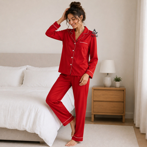 Conjunto de Pijama de Dos Piezas HMR Custom Divine Nine Sorority, Ropa de Dormir Transpirable e Informal, Última Moda de Primavera - Product Image 3