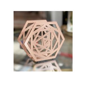 Porte-serviettes en métal marron antique au design vintage, motif feuille élégant, pour la maison, la salle de bain, la coiffeuse, la décoration d'hôtel - Product Image 2