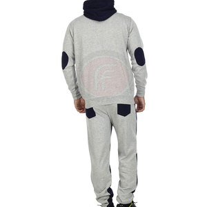 Conjunto Deportivo Informal para Hombre, con Capucha, Lavado, Sólido, de Tela Cómoda, Manga Larga, Pantalones, para Deportes, Gimnasio, Aire Libre, Uso Diario - Product Image 3