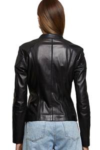 Chaqueta de Piel de Oveja Premium para Mujer, Chaqueta de Alta Calidad Personalizada para Dama, Venta al Por Mayor - Product Image 6