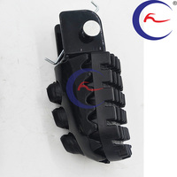 FIGHTER Nouveau Repose-pieds Arrière Universel en Acier de Haute Qualité pour Moto, Ensemble Repose-pieds Passager, Vente Chaude