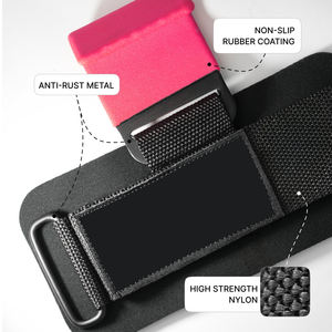 Crochets de musculation en néoprène de haute qualité, souples et robustes - Les meilleurs crochets de musculation pour l'entraînement en salle de sport, vente en gros - Product Image 3
