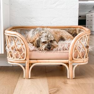 Conception de cylindre créatif maisons de lit pour animaux de compagnie en rotin de haute qualité et meubles pour chat panier de nid tissé pour chats - Product Image 1