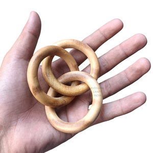 Anillos de Servilleta de Madera Ecológicos, Material Sostenible, Decoración de Mesa Elegante para Bodas y Eventos, Venta al Por Mayor - Product Image 1