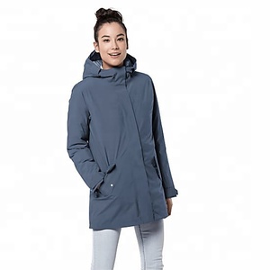 Mens Hooded Down <b>Coat</b> Long Zipper Outerwear Waterproof Breathable <b>Reversible</b> Polyester Jacket Custom Label 2026 - Product Image 2