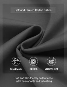 Pantalones de Lona para Hombre, Estilo Esencial, Hasta la Rodilla, Transpirables, Antiarrugas, de Secado Rápido, Suaves, Cómodos, con Cintura Elástica y Cordón Ajustable - Product Image 4