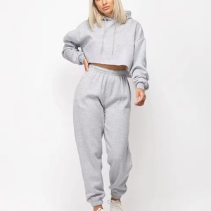 Custom French Terry Embroidery Distressed <b>Sweatpants</b> and Hoodie Set Two Piece Sweatsuits Vintage Acid Wash Tracksuits for <b>Women</b> - Product Image 1