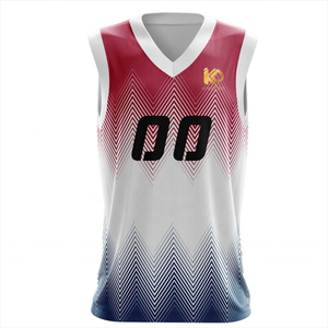Maillot de volley-ball personnalisé USA respirant, uniforme de basketball d'usine, tenue d'équipe d'extérieur à capuche, manches longues, grande taille, coupe ample - Product Image 5