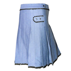Kilt Tradicional Escocés para Mujer, Cintura Ajustable, Corte a Medida, Personalizable, Tela Tartán de Calidad, Marca SKILLED SPORTS - Product Image 2