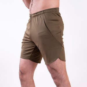 Pantalones Cortos Deportivos 2 en 1 para Hombre, Hechos a Medida, Diseño Sólido, Secado Rápido, 5'', con Bolsillos y Forro - Product Image 2