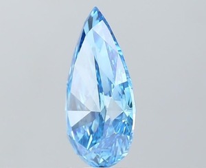 Diamante Cultivado en Laboratorio de Corte Pera de 3.08 Quilates, Color Azul Intenso, Claridad VS1, Triple Excelente, Certificado CVD, Gema Azul Suelta - Product Image 6