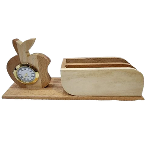 Support à stylos en bois élégant et luxueux pour l'agencement de bureau, idéal pour les cadeaux de déménagement, avec design écologique - Product Image 4