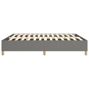 Dark Gray <b>King</b> Fabric <b>Bed</b> Frame Without <b>Mattress</b> Up-Holstered <b>Beds</b> for US Market Only - Product Image 6