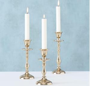 เชิงเทียนโลหะพายุเฮอริเคนทองเหลือง - Product Image 3