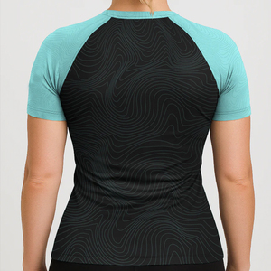 Breathable Rash Guard <b>Compression</b> <b>Shirts</b> Workout Fitness Yoga Swim Ladies Athletic Gym UPF50+ Quick Dry - Product Image 3