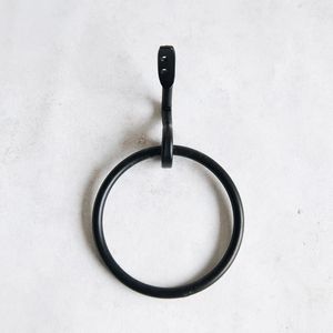 Decorative Iron Towel <b>Ring</b> With Antique Style Wall Mounted <b>Holder</b> For Bathroom Kitchen And Washroom - Product Image 1