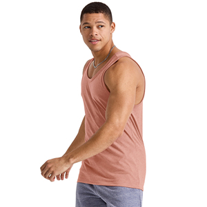 Camiseta sin Mangas para Hombre a Precio Económico, Personaliza tu Propio Logotipo, Camiseta sin Mangas de Algodón y Poliéster de Color Sólido para Gimnasio - Product Image 6