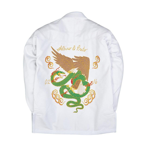 Kimono de Jiu-Jitsu BJJ Shoyorol 135, Color Blanco, Último Modelo, Calidad Premium, Logotipo Personalizado, Nuevo Lote, 100% Algodón, 450 GSM, Karate - Product Image 3