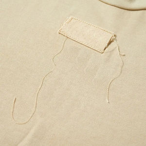 T-shirts tendance unis et déchirés, 100 % coton, légers, style streetwear, impression de logo personnalisée, t-shirt déchiré - Product Image 5