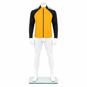 Veste de survêtement sans manches unisexe personnalisée, respirante, 100 % polyester, col montant uni, pour la course et l'entraînement, collection automne, vente en gros, sport - Product Image 4