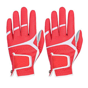 Gants de golf à doigts entiers pour adultes, doux et durables, en peau de mouton de haute qualité et en microfibre, lavables, pour hommes - Product Image 1