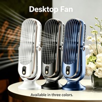 Ventilateur de bureau portable personnalisable 800mAh-1000mAh, mini ventilateur silencieux à fort vent, pour étudiants, extérieur, USB