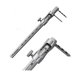 <b>Sliding</b> Caliper Round Gauge 5 Inch Straight 0-80mm Precision Dental Implantology Measuring Instrument Stainless Steel Accurate - Product Image 2