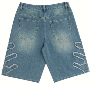 Pantalones Cortos de Mezclilla de Verano para Hombre de Alta Calidad, Jeans Cortos para Hombre, Jeans Ajustados, Transpirables, Ligeros, Diseño Personalizado - Product Image 4