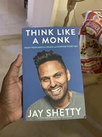 Piensa como un monje de Jay Shetty, libro de bolsillo de ficción, autoayuda, motivación espiritual, atención plena, crecimiento personal