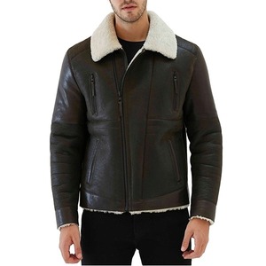 Custom Genuine <b>Leather</b> <b>Jackets</b> for Mem OEM ODM Available Premium Cowhide Sheepskin Goat <b>leather</b> <b>jackets</b> - Product Image 1