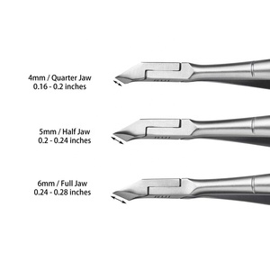 Outil de pédicure de manucure en acier inoxydable facile à utiliser professionnel pinces à ongles à cuticules à ressort unique ongles parfaits réutilisables durables - Product Image 6