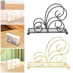 Elegant Metal Tree-Shaped Napkin <b>Holder</b> - Hollow Design, Decorative <b>Tissue</b> Dispenser for <b>Kitchen</b> & Dining Table - Product Image 3