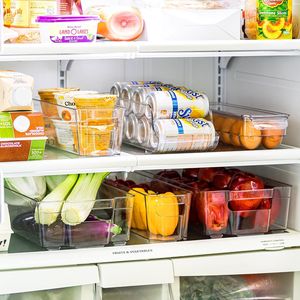 Contenitori Impilabili per Frigorifero, Organizzatori per Alimenti Senza BPA, Contenitori per Congelatore, Organizzatori per Cassetti - Product Image 2