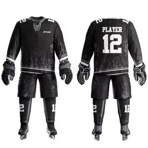 Uniforme de Hockey sobre Hielo Ligero, Ecológico y Duradero, Diseño Personalizable con Logotipo, Ajuste Cómodo, Costuras Reforzadas - Product Image 2