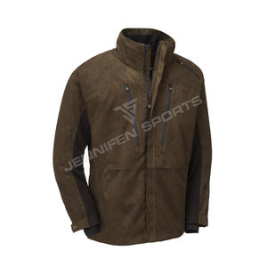 Veste de chasse en laine pour homme sur mesure, respirante, en toile de coton ciré à 100 %, grande taille, style décontracté - Product Image 2