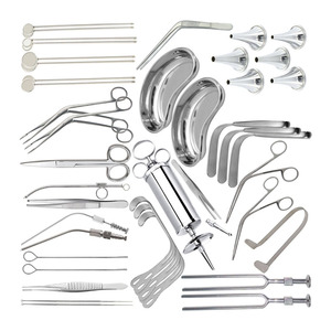 Ensemble d'instruments chirurgicaux ORL en acier inoxydable de haute qualité, 39 pièces, pour l'examen du visage, de la gorge et du cou, et la chirurgie intermédiaire manuelle - Product Image 2