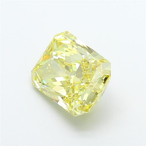 Radiant Cushion Cut Intense Yellow Lab Grown Diamond CVD Certified Loose Gemstone Luxury Sparkle For Bespoke Fine Jewelry Design - Product Image 6