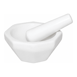 ชุดครกและสากอลูมินาเคลือบเงา 1750 สำหรับตัวอย่างขนาดเล็ก - Product Image 3