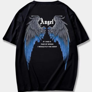 Nouveau T-shirt Streetwear Homme en Coton 100% de Haute Qualité, Coupe Oversize, Imprimé Graphique, Grammage Lourd 280 g/m², Coupe Courte, Impression Personnalisée - Product Image 5