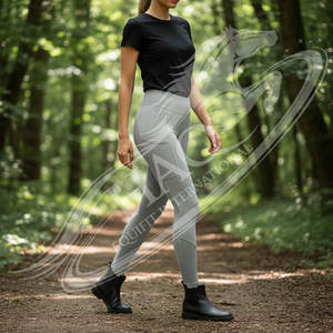 Pantalons d'équitation personnalisés avec logo, leggings d'équitation performants, leggings d'équitation en tissu extensible, culottes d'équitation - Product Image 2