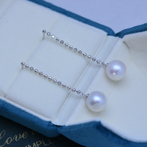 Perles d'eau douce Edison blanches australiennes plates et polyvalentes de 10-11 mm, parfaitement rondes avec une forte luminosité, presque parfaites pour les boucles d'oreilles - Product Image 4