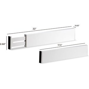 Organizzatori per Cassetti in Bambù Espandibili e Regolabili da 17\" e 21.5\", Set da 6, Divisori Grandi per Utensili da Cucina - Product Image 5