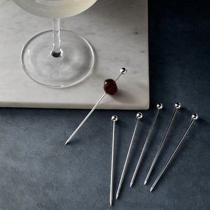 Cuillère à mélanger en métal pour barman, mélangeur de cocktails en acier inoxydable de qualité supérieure, manche long, préparation de boissons, accessoires de bar et de restaurant - Product Image 6