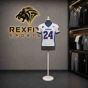 Rexfit Unisex American Football Uniform Jersey <b>Pants</b> Set Printed 3D Sublimated Breathable <b>Mesh</b> V-Neck Sleeveless Moisture - Product Image 5